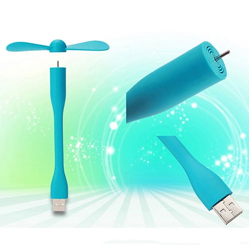 Opolski Portable Flexible USB Mini Fan for All Power Supply USB Output PC Notebook