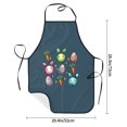 thumbnail image 3 of Funny Easter Apron for Women Men - Cute Bunny & Eggs Kitchen Apron with Pockets - Waterproof Cooking Bib for BBQ Baking Gardening Cafe, Easter Decor 2026, Easter Bunny Accessories, Hostess Gift Ideas, 3 of 9