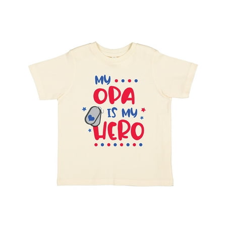

Inktastic Memorial Day My Opa is My Hero Gift Toddler Boy or Toddler Girl T-Shirt
