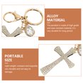 thumbnail image 3 of MERRYHAPY Lightweight Cross Keychain, Stylish Alloy Pendant for Bag Charm and Everyday Use, 3 of 8