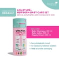 thumbnail image 3 of Aquatural Organic Baby Bath Set, Shampoo, Lotion and Diaper Rash Cream, 3 Piece Set, Ideal Gift Set for Newborns and Babies, 3 of 8