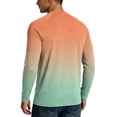 thumbnail image 4 of Long Sleeve Shirt Men Beach Summer Athletic Quick Dry Sun Protection Fishing Outdoor Hiking UPF 50 Running T-Shirt, L, 4 of 6