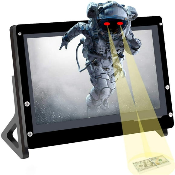 DORHEA for Raspberry Pi 7" Touch Screen Monitor Module 7 inch IPS Display Portable Touchscreen Computer 1024X600 Game Monitor for Pi 4/3/2/ Zero/B B+,Support Raspbian Ubuntu Xbox /PS4 /Mac iOS/Win10