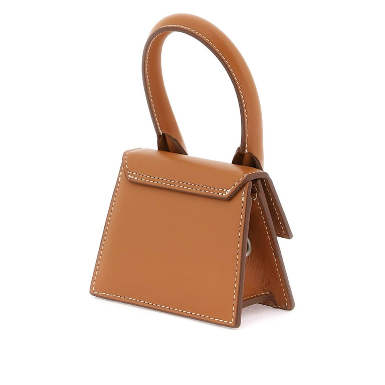 Jacquemus Male Le Chiquito Bag Leather Light Brown 2 Brown Walmart