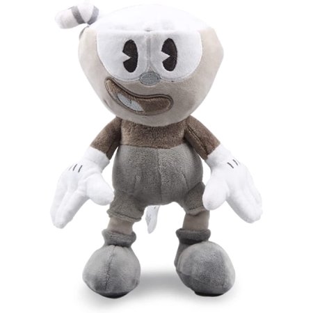 NETSENG Plush Mugman Game Doll Toys, Cute Chalice Cup Head Plush ...