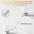 thumbnail image 5 of Mirror Front Light USB Makeup Light Tri-color Dimming Mirror Light Refill Lights, 5 of 5