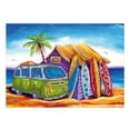 thumbnail image 1 of 5D Diamond Painting Kit Sea Pattern Resin Rhinestone Mosaic Embroidery Cross Stitch Craft Home Wall Decor30 x 40 cm (without frame),Multicolour, 1 of 7
