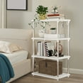 thumbnail image 7 of Storage Shelves, Pantry Shelving, Unit, Connectable Sturdy Plastic, for Kitchen Bathroom, Independent Tier Rack | White KTFgvq, 7 of 7