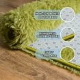 thumbnail image 5 of ZENELESS 4x6ft Fluffy Rugs,Super Soft Indoor Modern Carpets,Anti-skid Fuzzy Area Rug for Teens Dorm Nursery Bedroom Home Decor Grass Green, 5 of 7