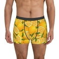 thumbnail image 1 of Fotbe Yellow Limes Calzoncillos Tipo Boxer con Bolsa de Soporte Total para Hombre, X-Temp Fresco, Transpirable y de Secado Rápido-Medium, 1 of 5