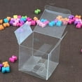 thumbnail image 3 of Square Transparent PVC Cube Gift Candy Boxes Wedding H2S3 Deco Party A8D6 G6M0, 3 of 9