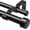 Black, variant on 1 Inch Double Curtain Rod 36 to 72 Inches (3-6 Feet), Black Heavy Duty Curtain Rods for Windows, Telescoping Double Drapery Rods with End Caps, Fewer Rods, Faster Setup