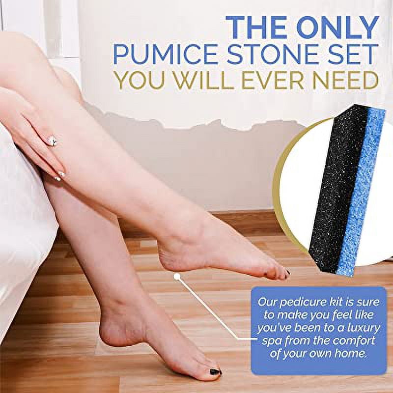 Karlash Professional Pedicure Foot Pumice Stone for Feet Skin Callus  Remover and Scrubber for Dead Skins 2 Sided (Pack of 1)