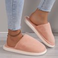 thumbnail image 2 of Vedolay Women's Slippers Soft Plush Warm Lightweight Non-Slip House Slippers Pink,37, 2 of 5