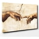 thumbnail image 1 of La Creación Toque Divino Cuadro Canvas  140x70, 1 of 4