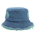 thumbnail image 1 of Birdeem Chapeau de Pêcheur en Denim Rétro Mode Protection Solaire Été, 1 of 1