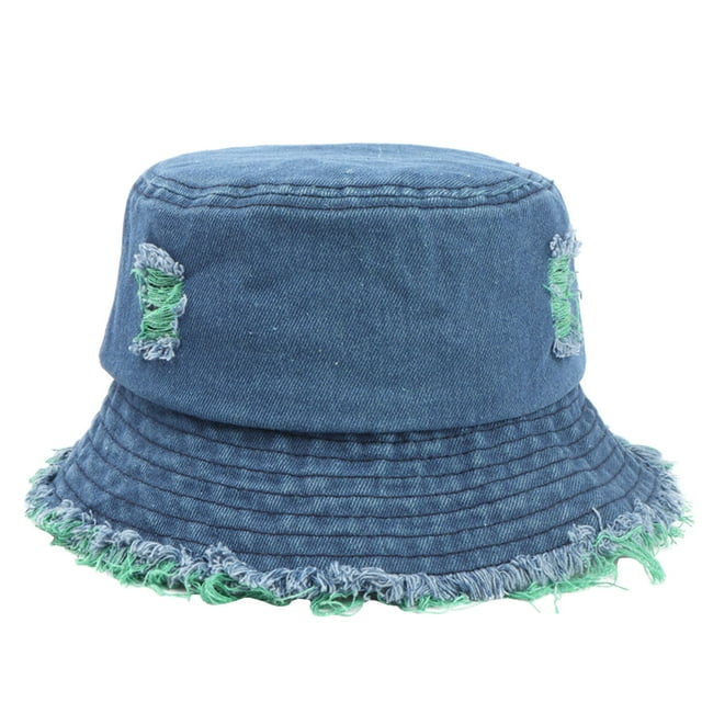 Birdeem Chapeau de Pêcheur en Denim Rétro Mode Protection Solaire Été