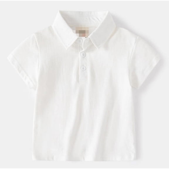 Laurenza's Toddler Boys White Polo Shirt 5T
