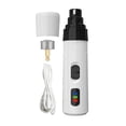 thumbnail image 1 of Feltree Professional Rechargeable Dog Nail Grinder - Quiet Electric Pet Nail Clipper with LED Light, 2 Speeds & 3 Ports for Cats and Small to Large Dogs, USB Cord, Safe & Painless Nail Trimmer, 1 of 6