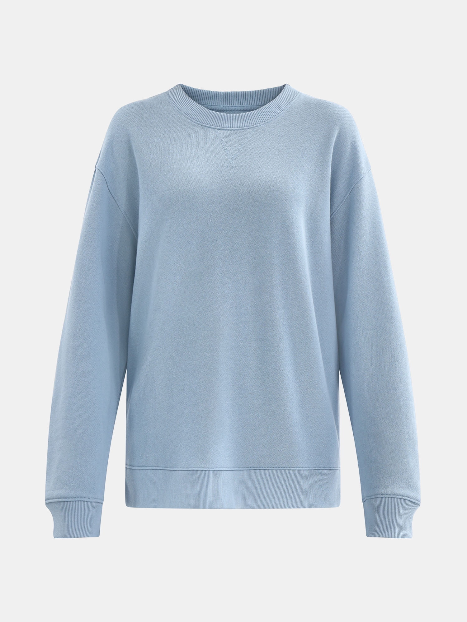Time and Tru Women's and Women's Plus Crewneck Sweatshirt with Long Sleeves, Sizes XS-4X