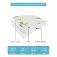 thumbnail image 5 of Quilts King Size Bedding Set, Spring Botanical Lightweight Quilted Comforter, Watercolor Ivy Ferns Leaves Ombre Green Soft Reversible Bedspread Coverlet with Pillow Covers for All Season, 96" x 106", 5 of 7
