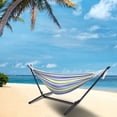 thumbnail image 4 of Portable Outdoor Polyester Hammock Set Green, 4 of 9