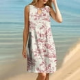 thumbnail image 5 of Drses Womens Summer Casual Dresses Sleeveless Tshirt Sundress Vest Tank Sun Dress Beach Dress, 5 of 5