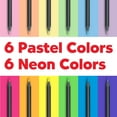 thumbnail image 3 of Faber-Castell Black Edition Color Pencils: Neon & Pastel (6 Count), 3 of 6