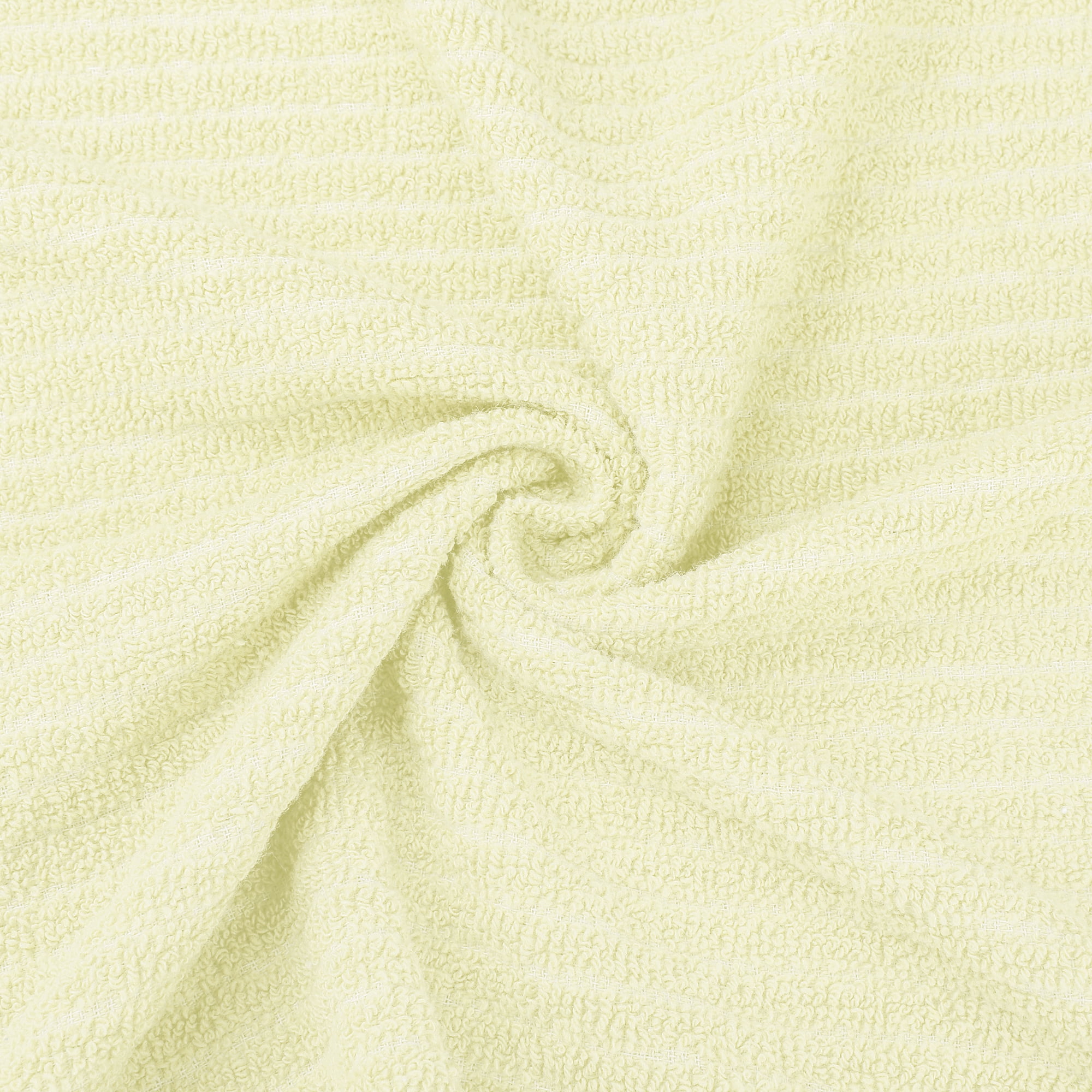 Unique Bargains 4 Pcs Hand Towels Absorbent Towel Light Yellow/Grey 13" x 29"