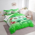 thumbnail image 3 of Homewish Camper Car Rv 7-Piece Twin Bedding Sets,Green White Bedding Comforter Set,Outdoor Camping Adventure Sheet Sets For Girl,Breathable Home Decor Reversible, 3 of 8