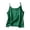 Green, variant on vigerkar Women's Silk Satin Tank Tops Scoop Neck Spaghetti Strap Sleeveless Camisole Summer Elegant Trendy Dressy Blouse (Blue, S)