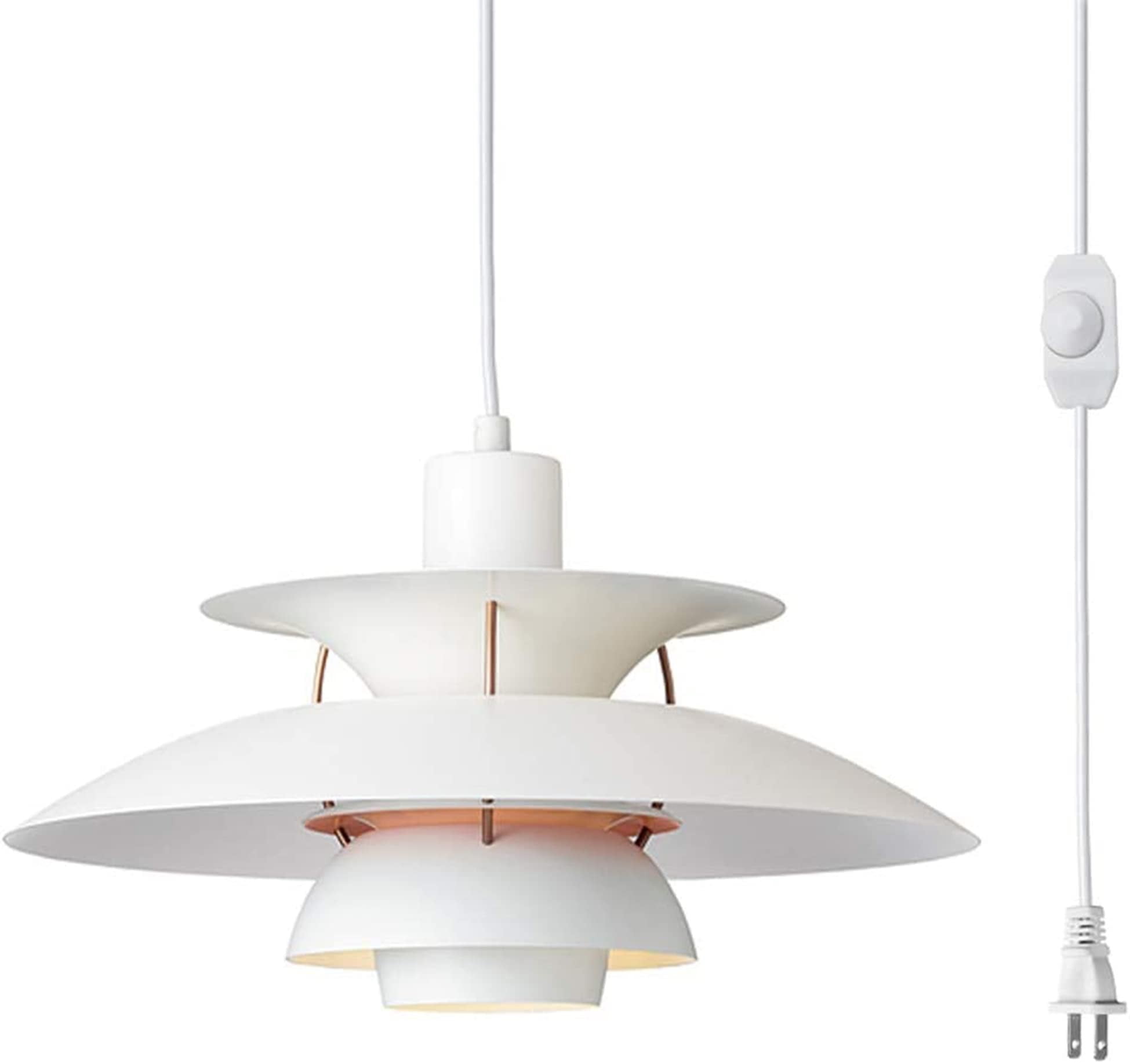 FSLiving Plug in Pendant Light Modern Hanging Pendant Lights Denmark