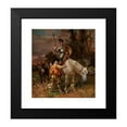 thumbnail image 2 of Cesare Auguste Detti 20x21 Black Modern Framed Museum Art Print Titled - Don Quixote and Sancho Panza, 2 of 5