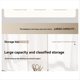 thumbnail image 3 of Caja de Almacenamiento de Cosméticos Multifuncional de Escritorio, con Cajón Transparente, A Prueba de Polvo y Tacto de Alta Gama, de Gran Capacidad (B), 3 of 5