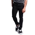 thumbnail image 5 of Victorious Men's Slant-Pocket Skinny Jogger Twill Pants JG876 - Black - 4X-Large, 5 of 5