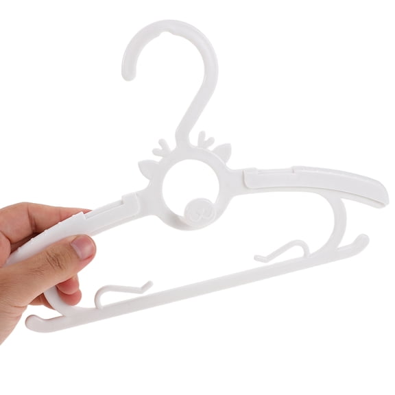 LOLIPPYY 30pcs Baby Clothes Hangers for Nursery Closet, Non-Slip Extendable Kids Hanger, Space-Saving Infant Toddler Closet Organizer Rack