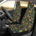 thumbnail image 3 of Fotbe Funny Sloths In The Forest Pattern Automotive Seat Covers for Cars Trucks and SUVs – Car Seat Covers for Front Seats,Protective Seat Covers,Vehicle Seat Covers, Set of 2, 3 of 9