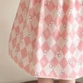 thumbnail image 5 of mgoYE Dress for Toddler 12-18 Months Toddler Girls Back to School Dress Cartoon Casual Print Dresses Short Sleeves Summer Dress Pink, 5 of 5