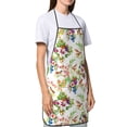 thumbnail image 4 of Fuzoiu Birds And Flowers Print Kitchen Cooking Aprons,Kitchen Cooking BBQ Aprons,Chef Apron with 2 Pockets for Men Women,Art Aprons for Painting Pottery Ceramics, 4 of 7