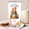 thumbnail image 2 of Personalized Crochet Tumbler Travel Coffee Mug Insulated Cup with Lid Stainless Steel 20 30 oz Appreciation Gifts for Mom Women Girl Birthday Mothers Day, 2 of 7
