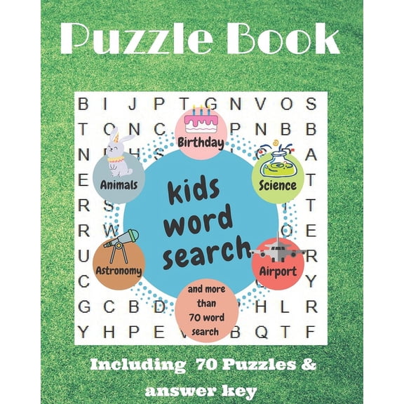 Puzzle Book including 70 Puzzles & Answer Key: Entertain Your Child For Hours with this Fun and Learning Activity Book! (Paperback)