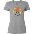 thumbnail image 3 of Inktastic Halloween Scarecrow Male Face Women's T-Shirt, 3 of 5