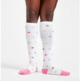 thumbnail image 2 of Nurse Mates Compression Socks 3/Pack Color: Coffee Donuts, Size: OS, 2 of 3