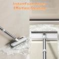 thumbnail image 5 of Floor Scrub Brush with Long Handle, Mini 3-in-1 Heavy-Duty Stiff Bristle Scrubber with Squeegee for Shower, Bathroom, Kitchen, Patio, Garage, Wall & Deck Cleaning, 5 of 7