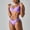 purple, variant on Women's Lace Trim Bra and Panty Set, Underwire, Adjustable Straps, 2-Piece
