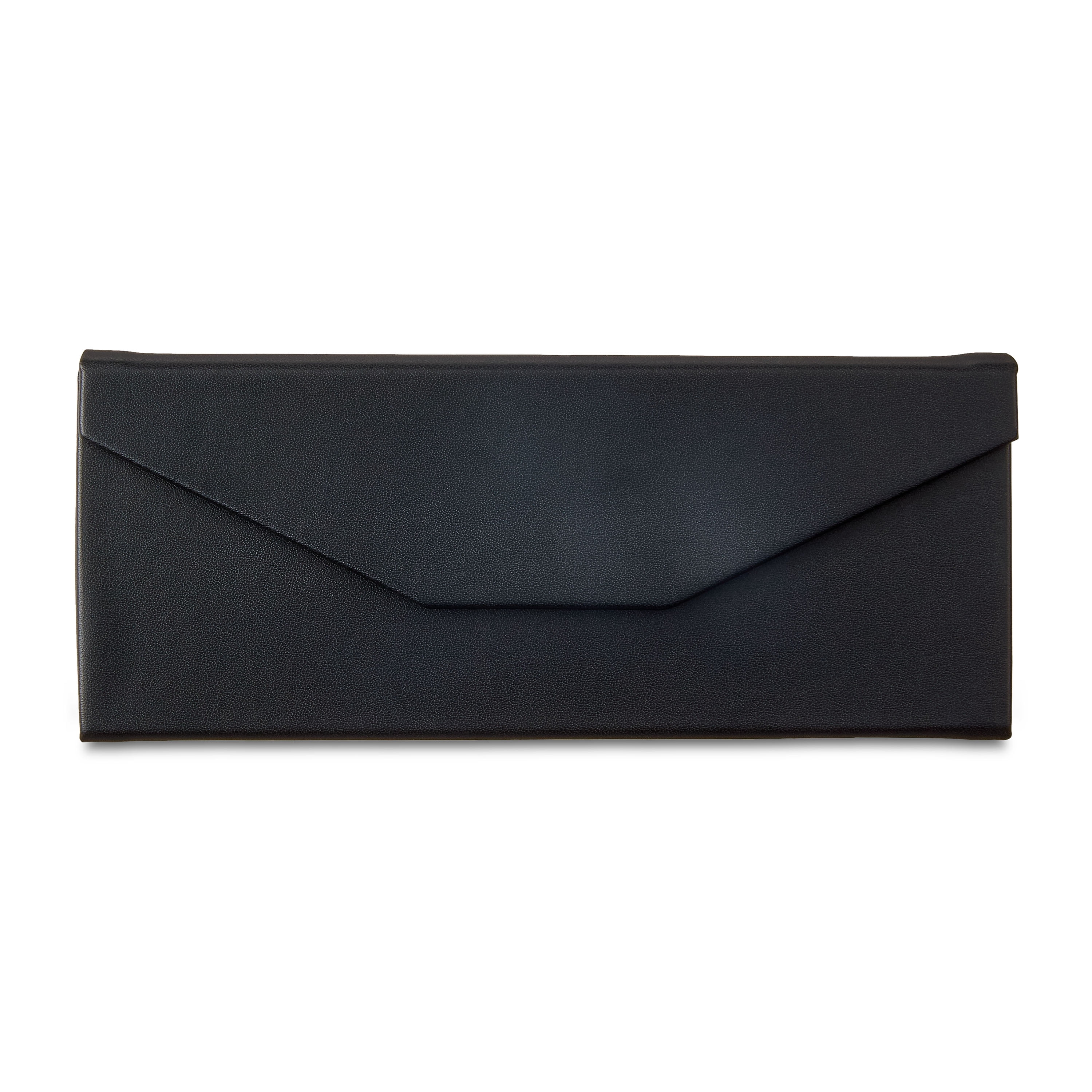 Equate Folding Eyeglass Case, Black, 1 count