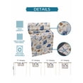 thumbnail image 6 of Retro Watercolor Ocean Shell Conch Table Runner 13x36in Non-Slip Cotton Linen Table Runners, Marine Starfish on Khaki Dresser Scarves TableRunner for Dinner Kitchen Dining Wedding Party, 6 of 9
