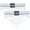 White, variant on Premium Men's Athletic Jock Strap Supporters - Extra Strength Elastic - 2 Pack (Size - Large)