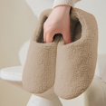 thumbnail image 4 of KANG Fleece Lined Closed Back Slippers Cozy Indoor Outdoor Shoes With Memory Foam Comfort Cushion For Warmth And Relaxation, 4 of 7