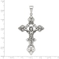 thumbnail image 3 of Sterling Silver Antiqued Large INRI Crucifix Pendant QQC8338, 3 of 3